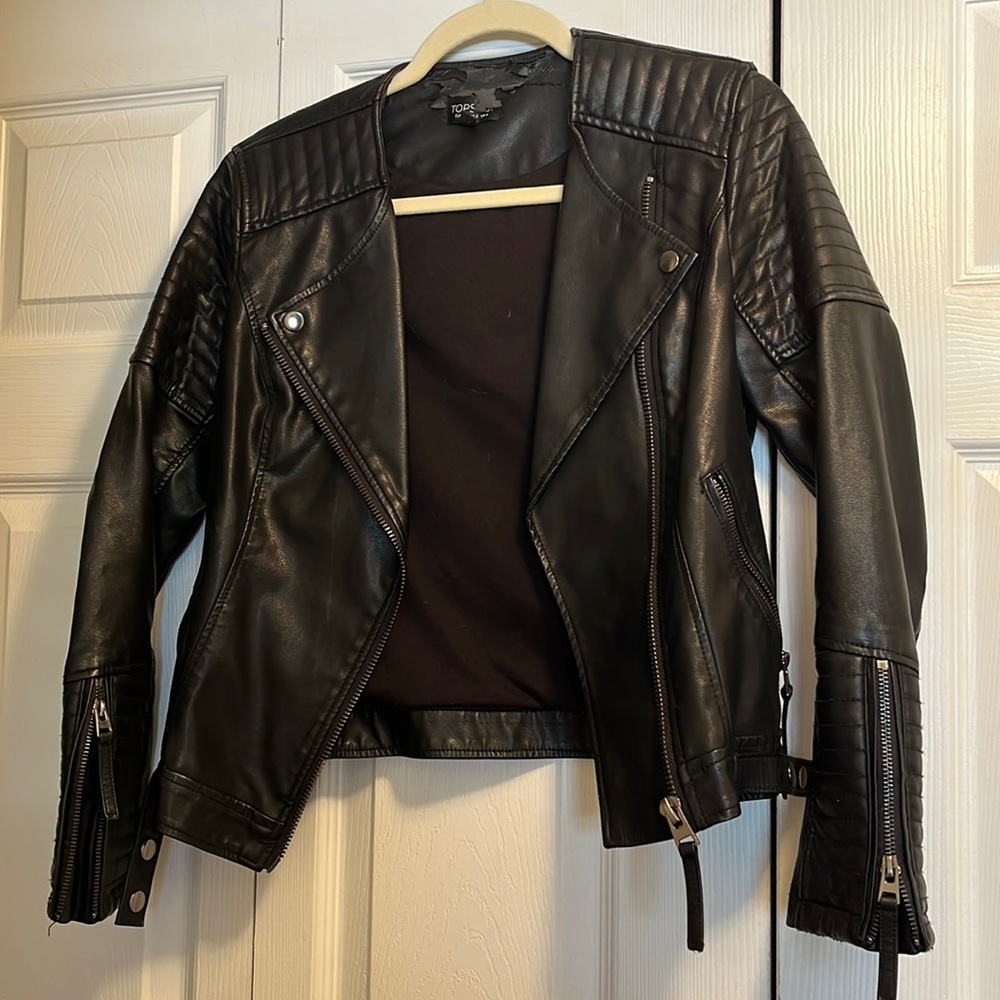 Faux Leather Jacket